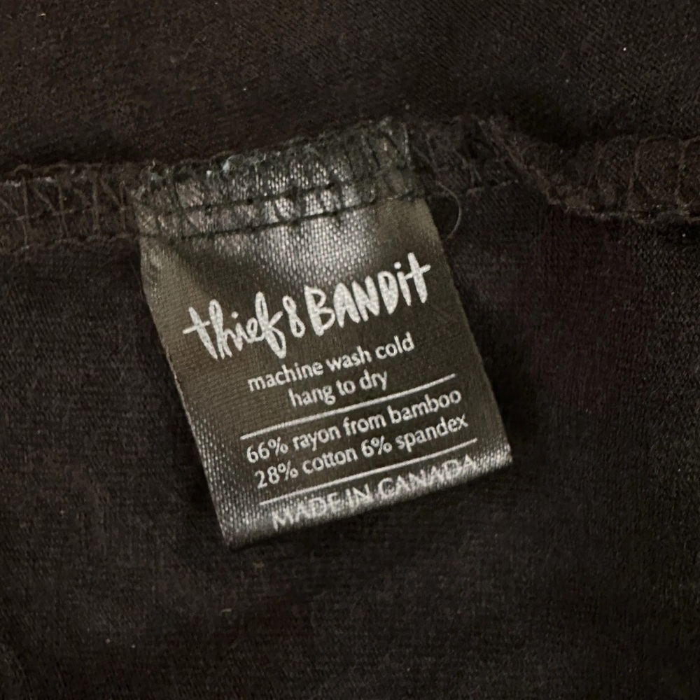 Thief & Bandit handmade hand-printed in Canada top Dusk Nightcrawlers 3x - Picture 6 of 7